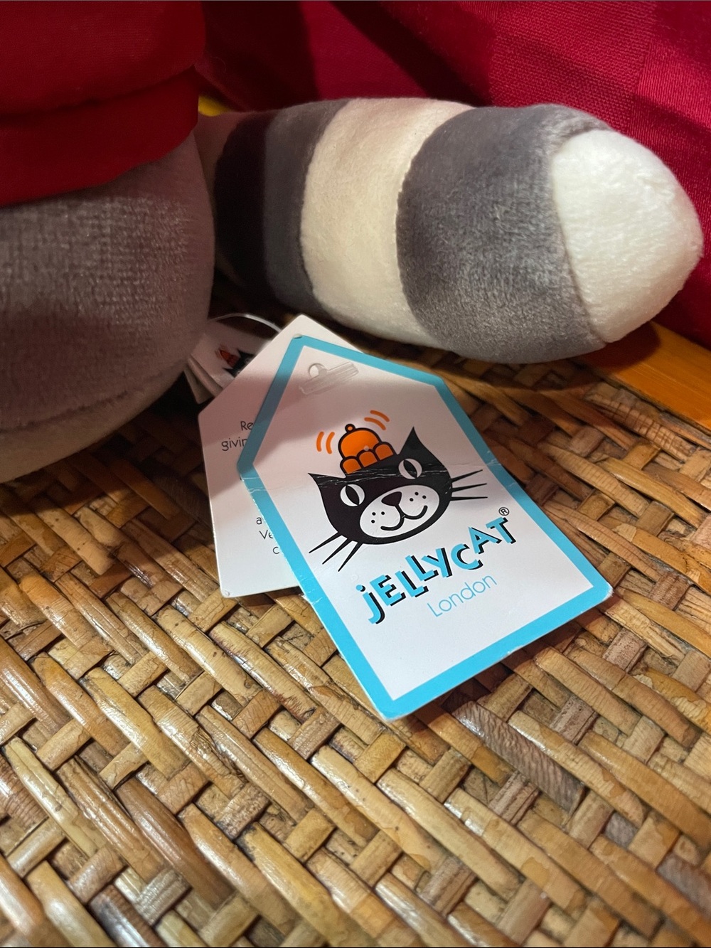Jellycat Campfire Critter Raccoon NWT - Picture 5 of 14